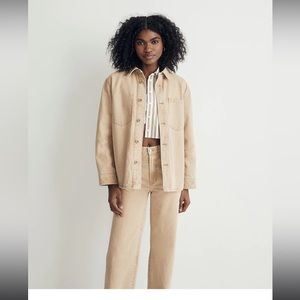 Madewell Denim Shirt-Jacket: Botanical Yarn-Dye Edition NWT